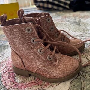 Old Navy Sparkly Pink Kids Boots